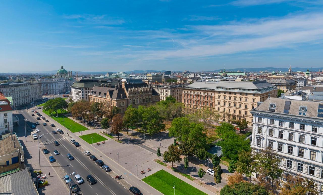 Hotel Intercontinental Wien By Ihg Zewnętrze zdjęcie Aerial view of the square